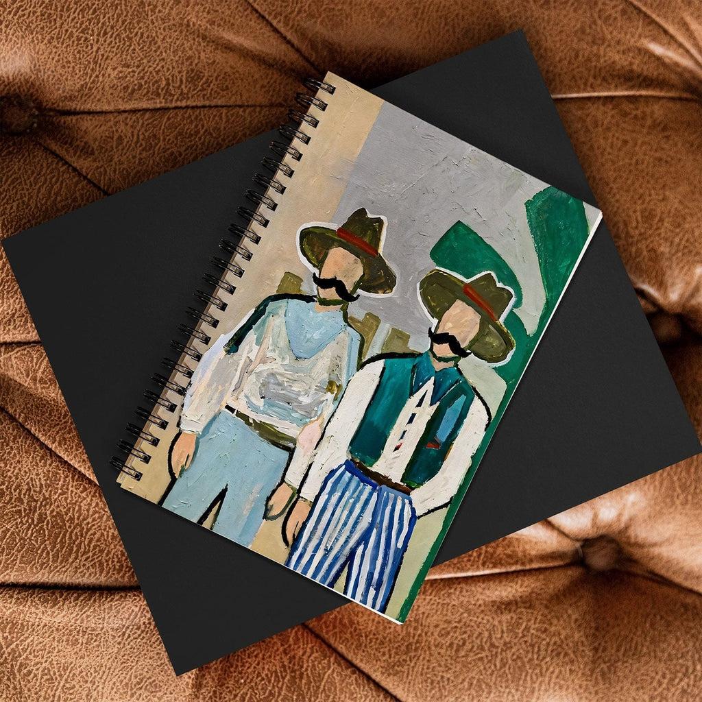 83 Oranges Side By Side Cowboy Edition Spiral Notebook