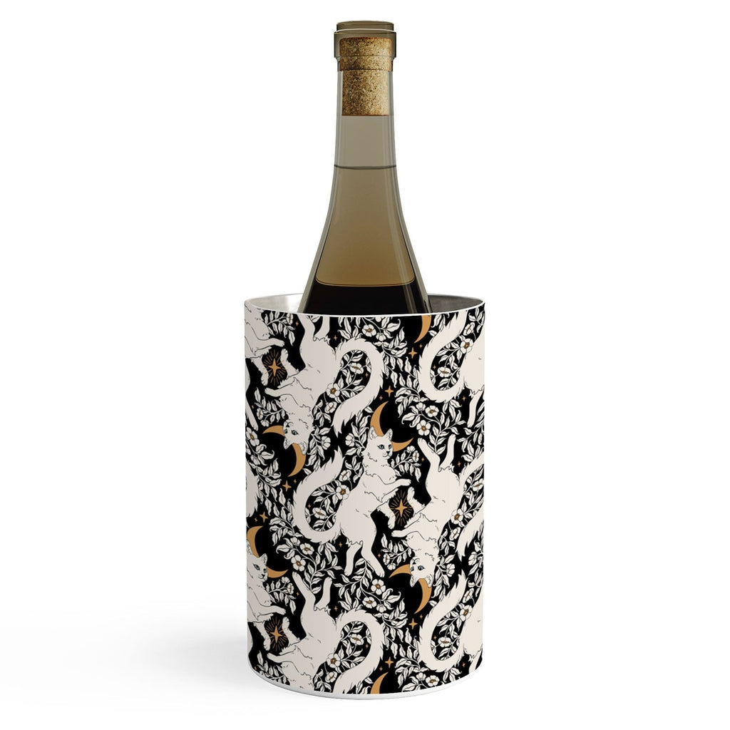 Avenie Celestial Cats Gold Wine Chiller