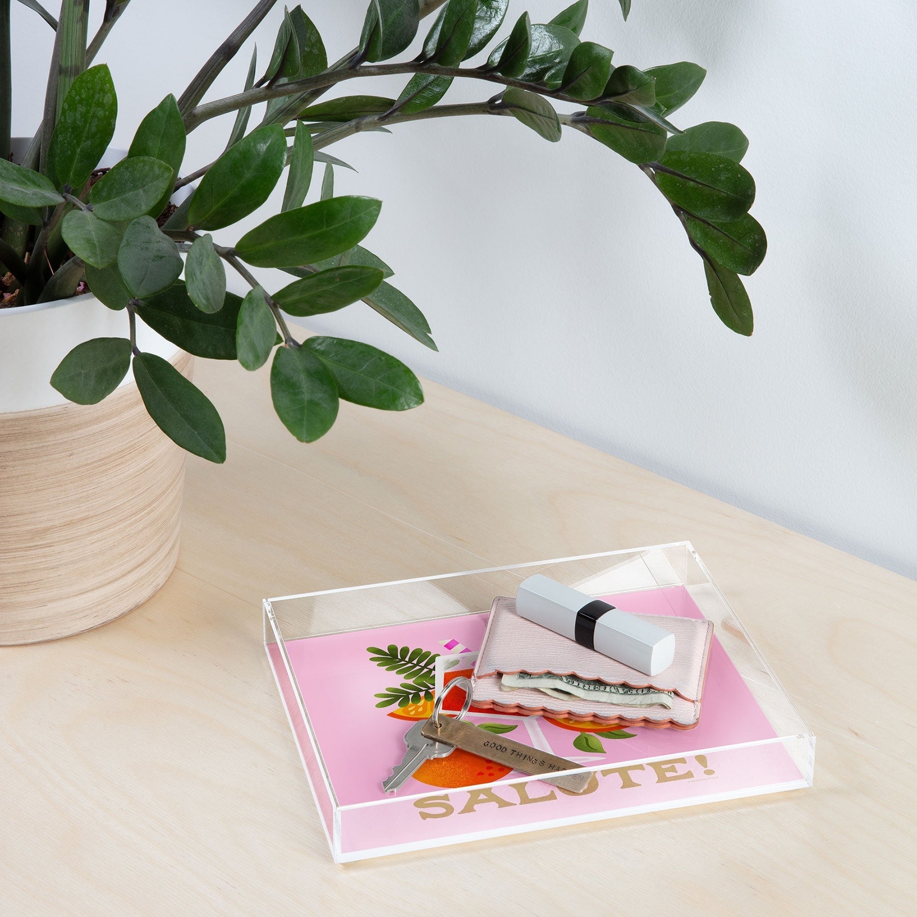 Jessica Molina Orange Spritz Acrylic Tray