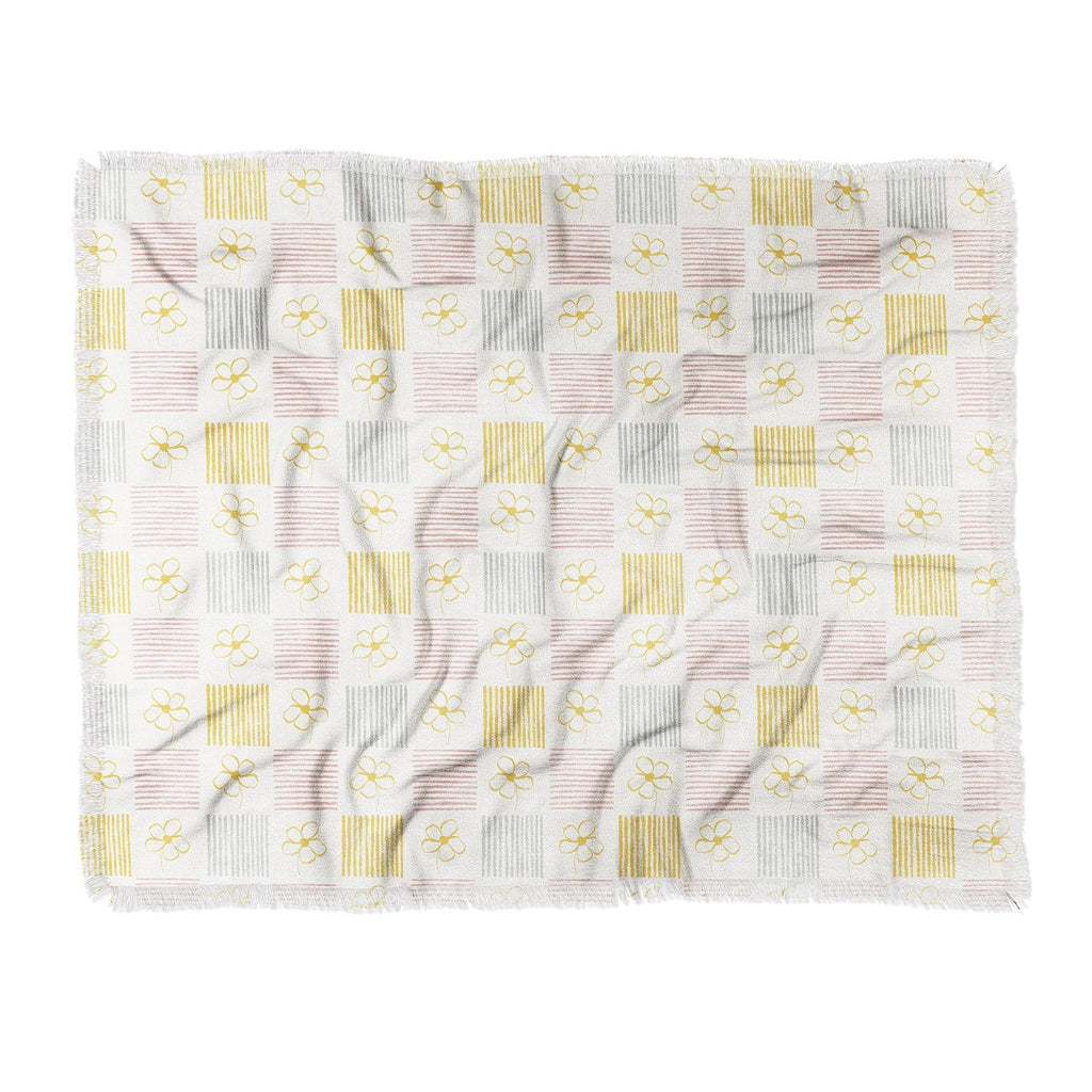 Menina Lisboa Spring Grandmillennial Throw Blanket