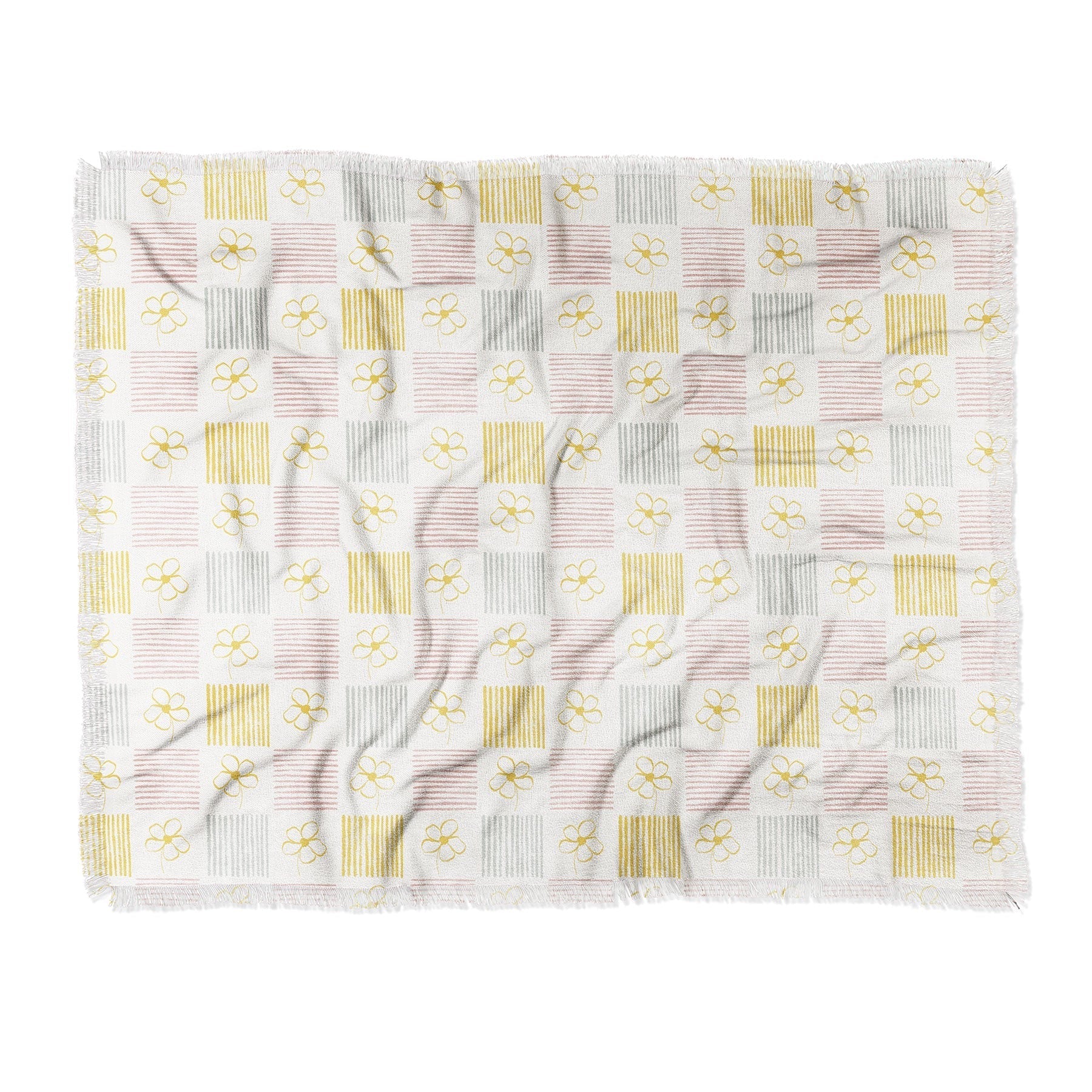 Menina Lisboa Spring Grandmillennial Throw Blanket