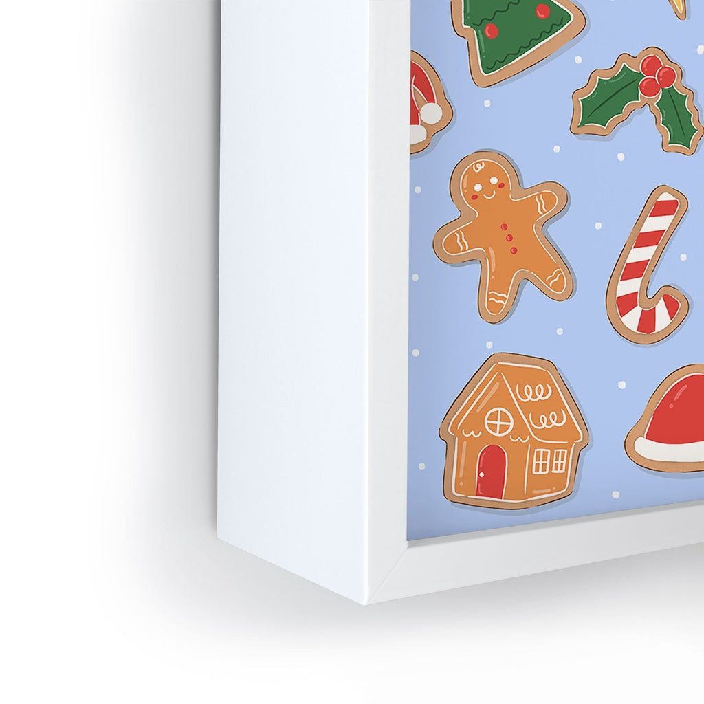 Love_Ryming Christmas Cookies Framed Mini Art Print