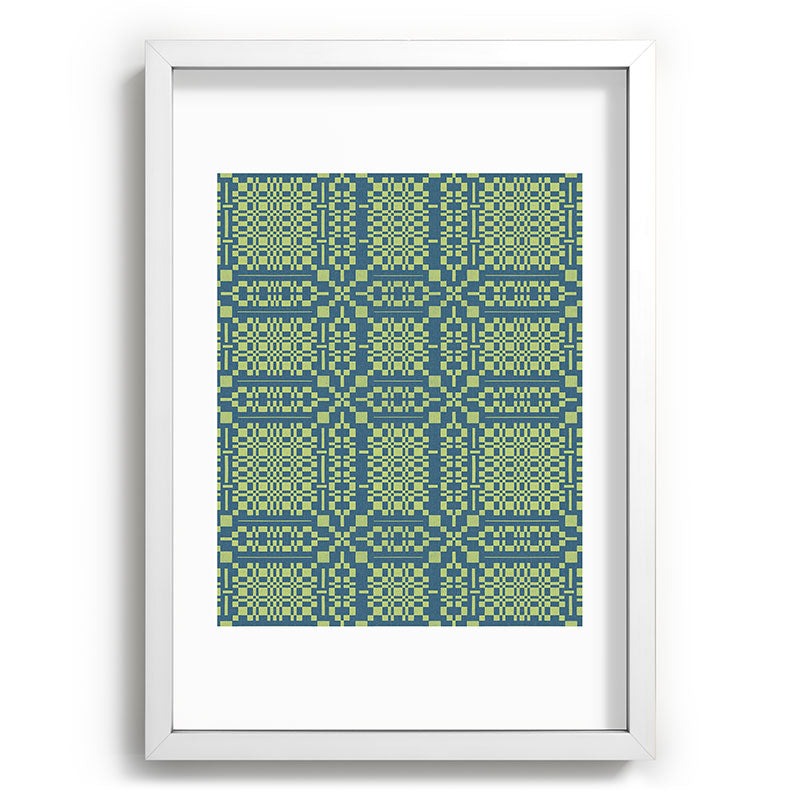 Marta Barragan Camarasa Nostalgic Grid Design Recessed Framing Rectangle