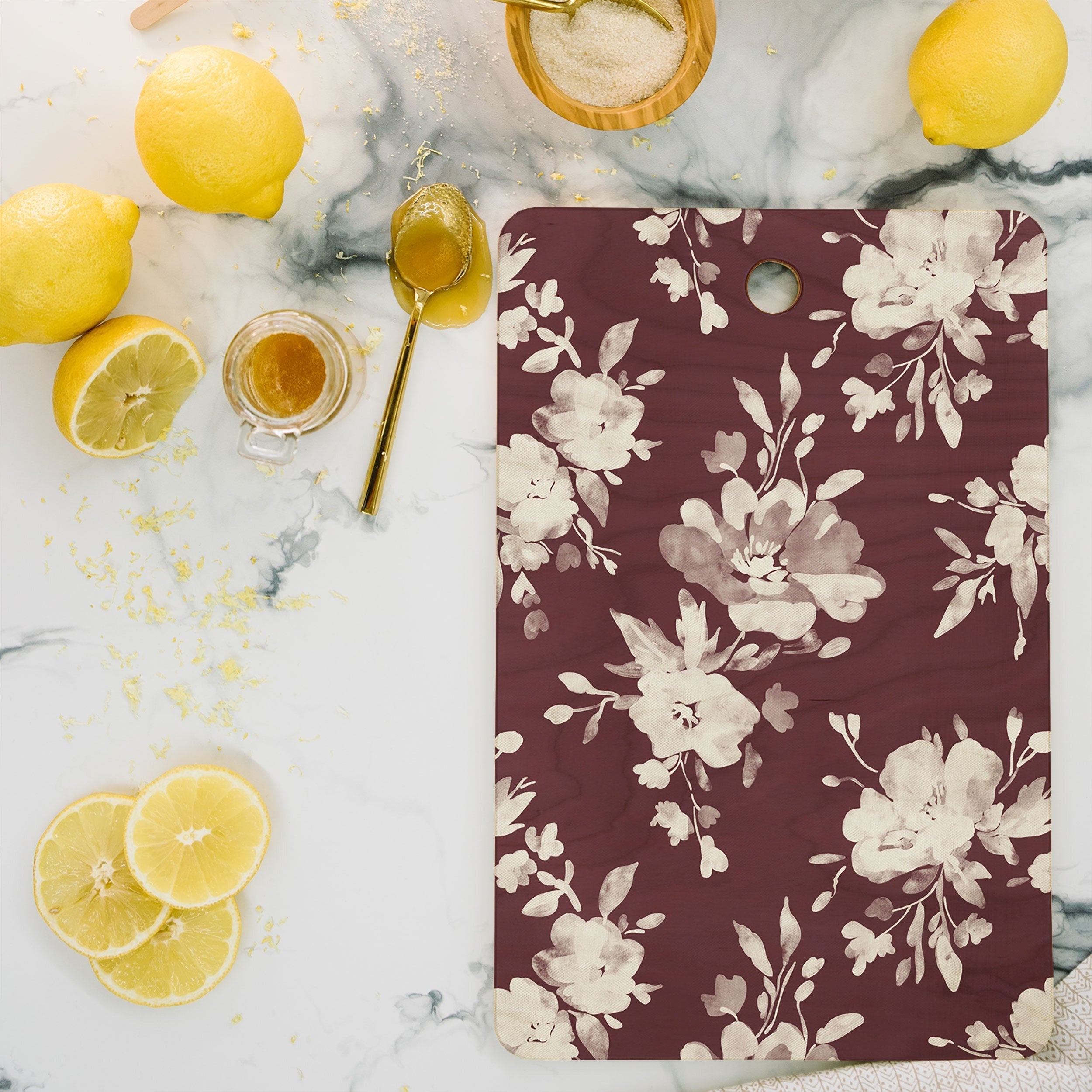Marta Barragan Camarasa Antique Petal Romance Cutting Board Rectangle