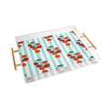 Design by Spark Zesty Tomatoes and Stripes Acrylic Tray