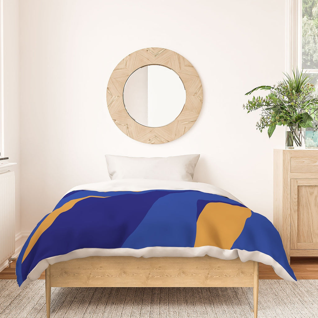Camilla Foss Pebbles in Stream Duvet Cover