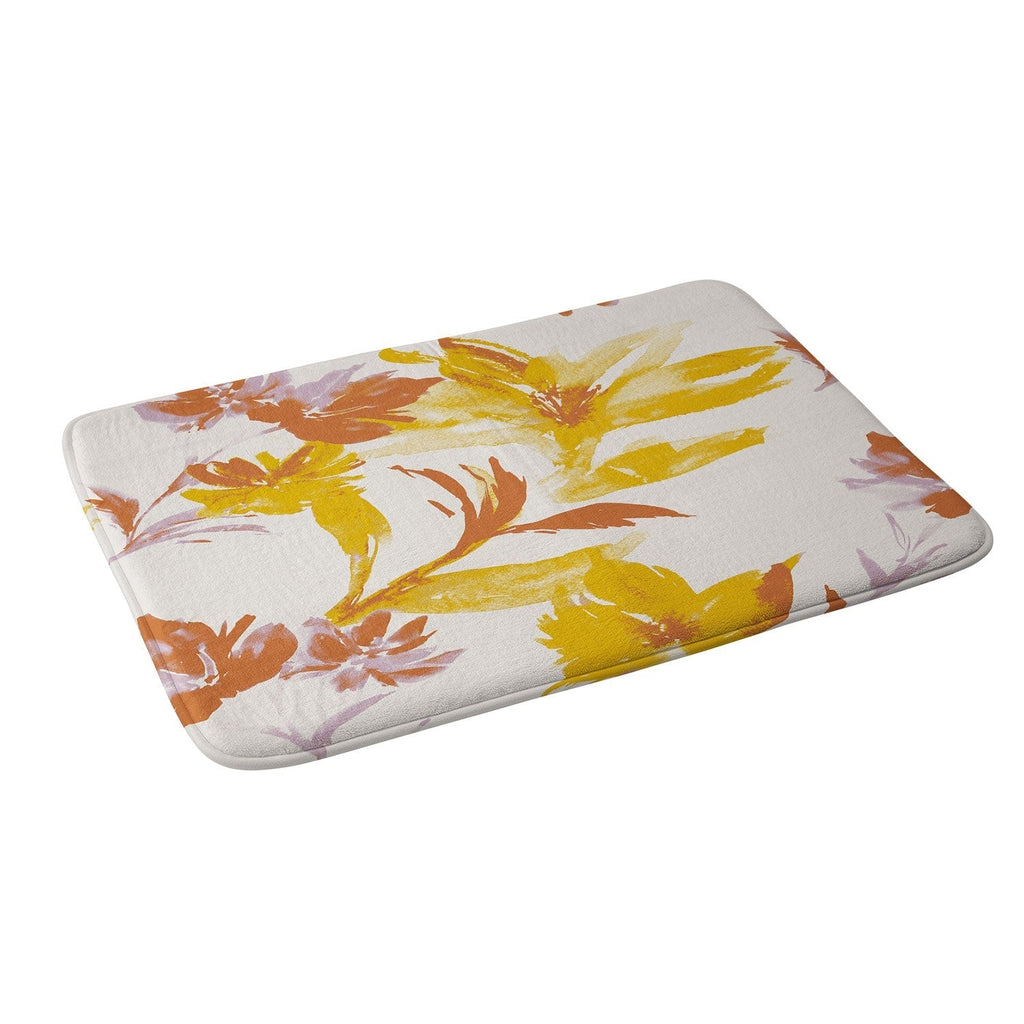 Gabriela Fuente Emma Floral Classic Memory Foam Bath Mat