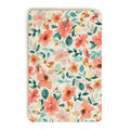 Ninola Design Botanic Retreat Tropical Whimsical Flowers Coral Green Cutting Board Rectangle