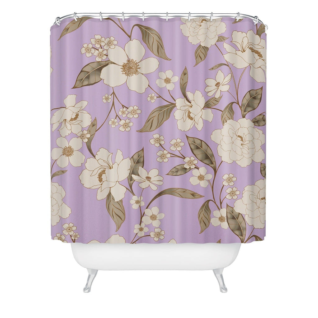 Gabriela Fuente Roberta lilac Shower Curtain