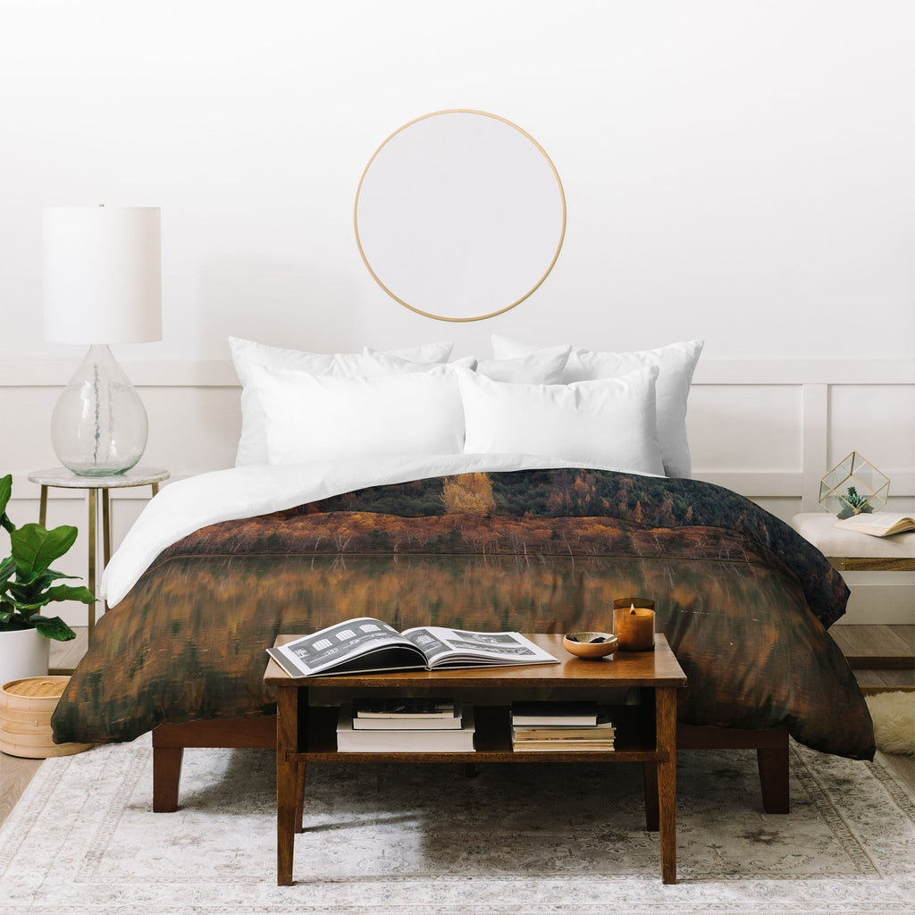 Hannah Kemp Fall Lake Duvet Cover