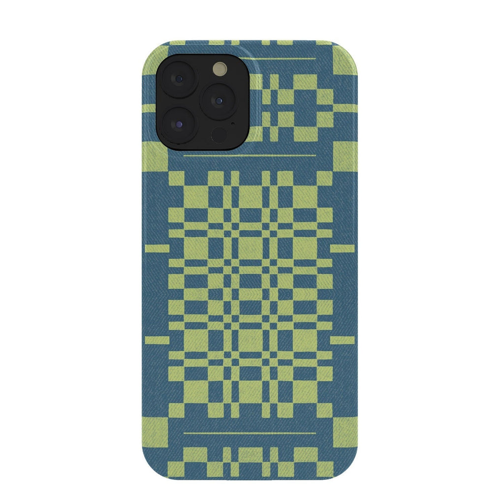 Marta Barragan Camarasa Nostalgic Grid Design Phone Case