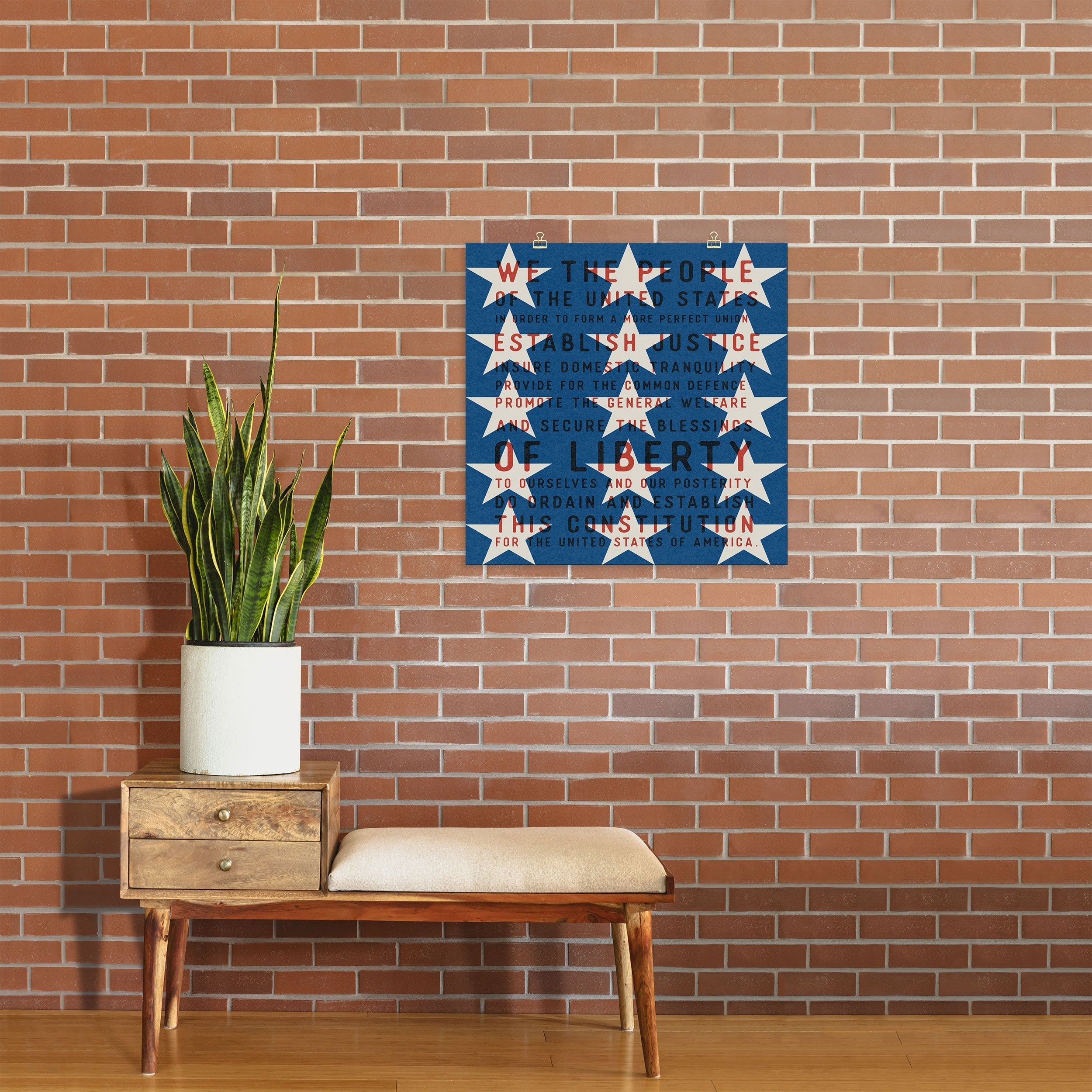 DENY Designs Starred Preamble Art Print