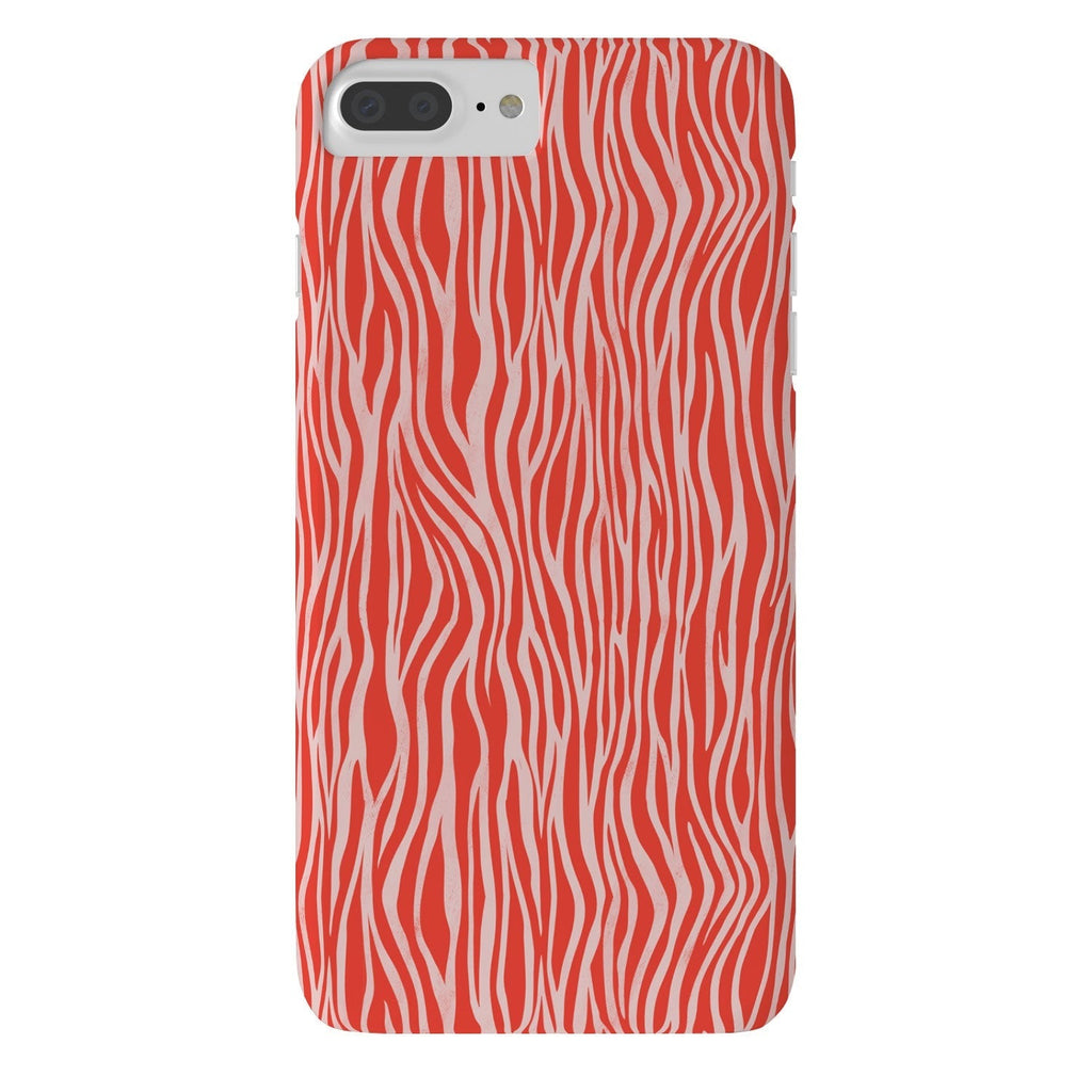 Avenie BR Red Zebra Stripe Phone Case