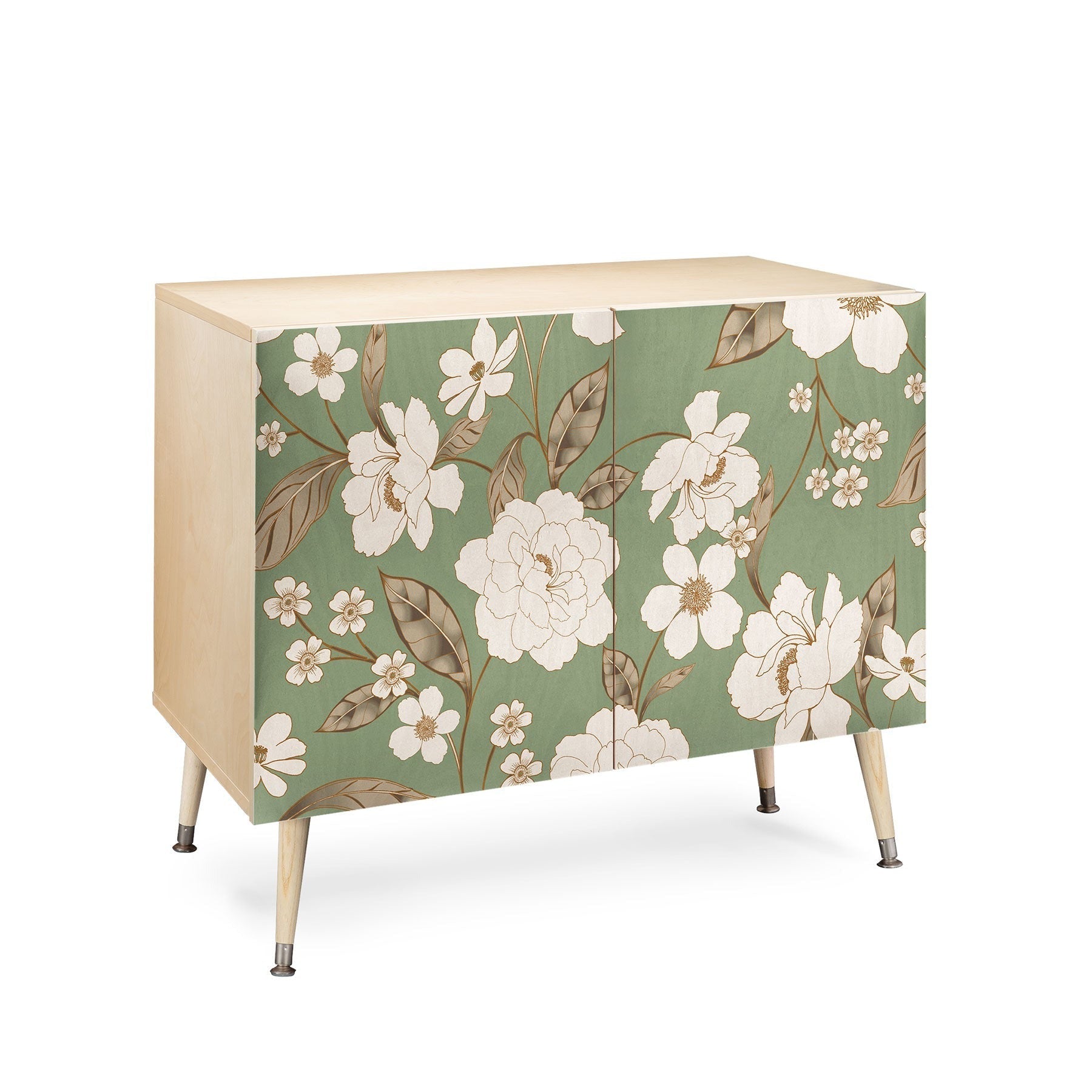Gabriela Fuente Olive Floral Roberta Credenza