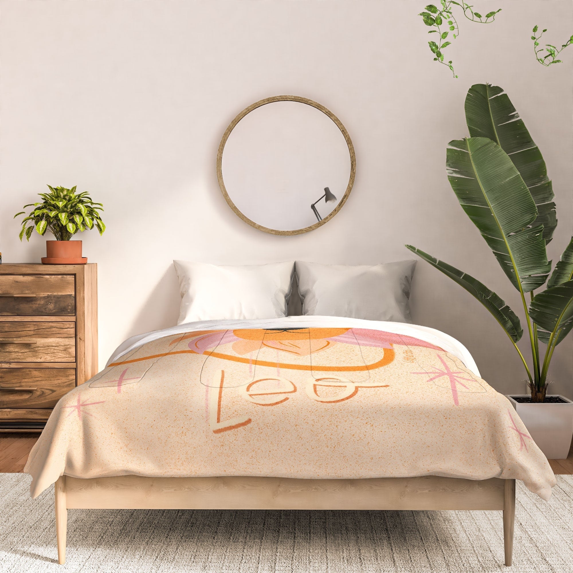 Little Om Zodiac Signs Leo Comforter