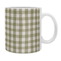 Menina Lisboa Rustic Green Plaid Coffee Mug