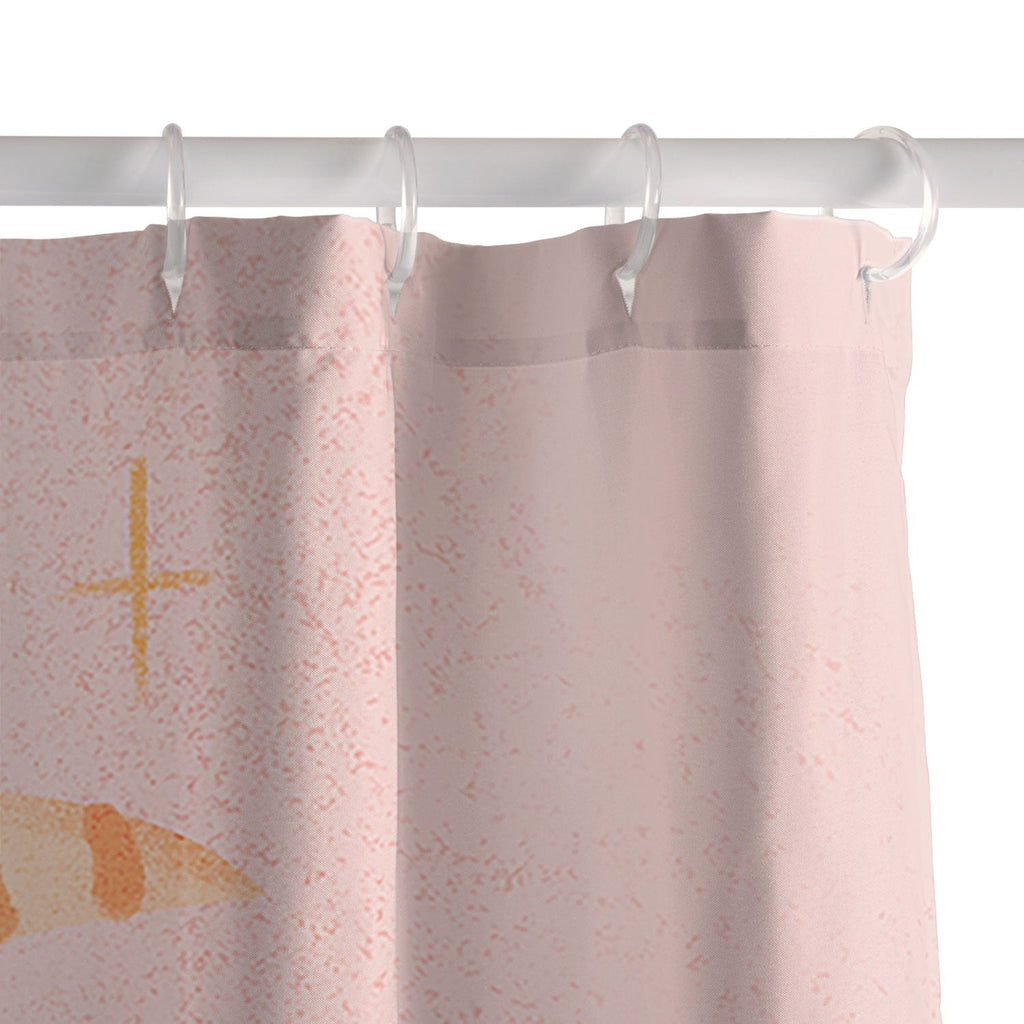 Little Om Zodiac Sign Capricorn Shower Curtain