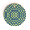 Marta Barragan Camarasa Nostalgic Grid Design Cutting Board Round