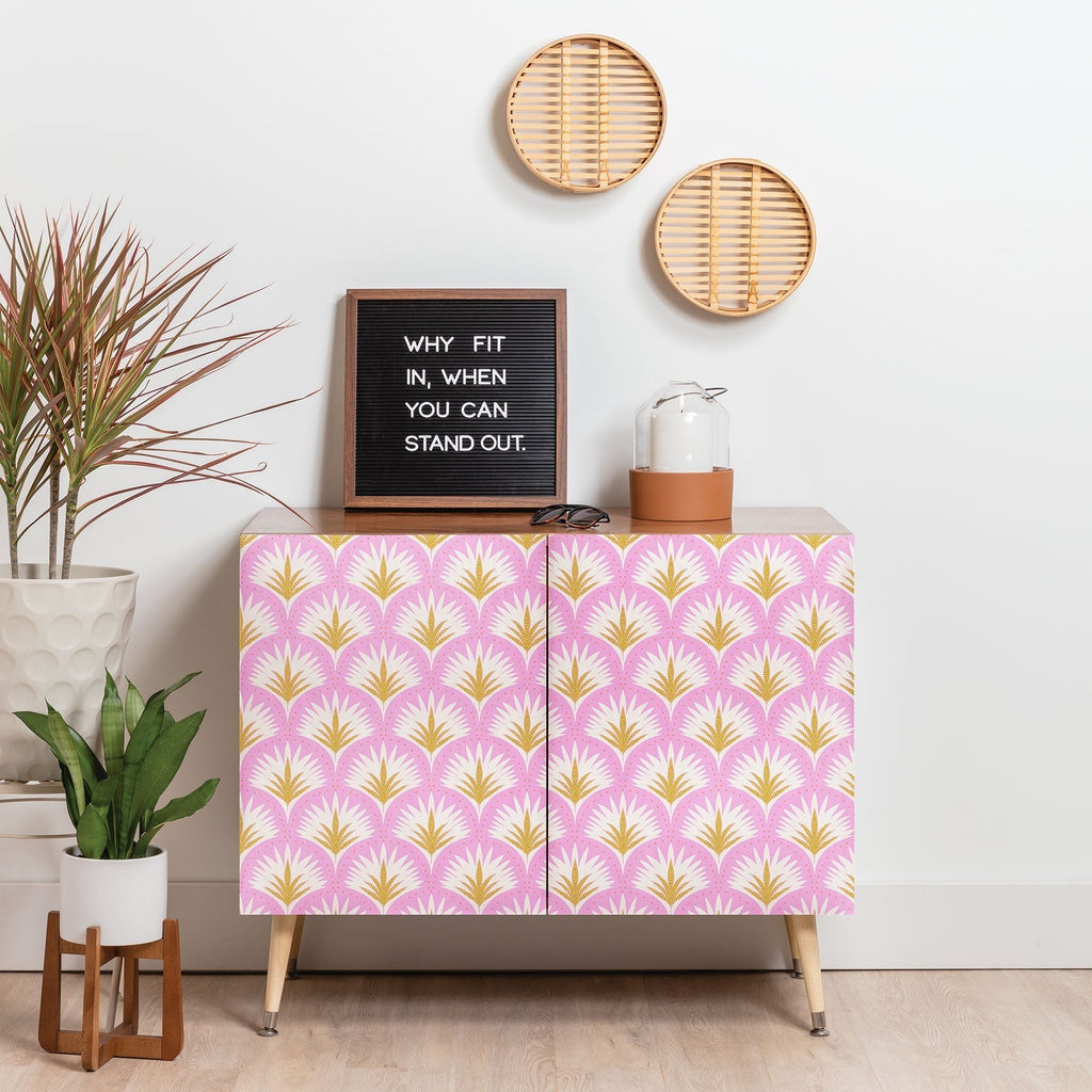 Jennifer Labre Pink Palmetto Credenza