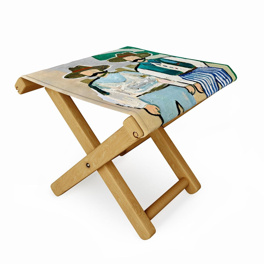 83 Oranges Side By Side Cowboy Edition Folding Stool
