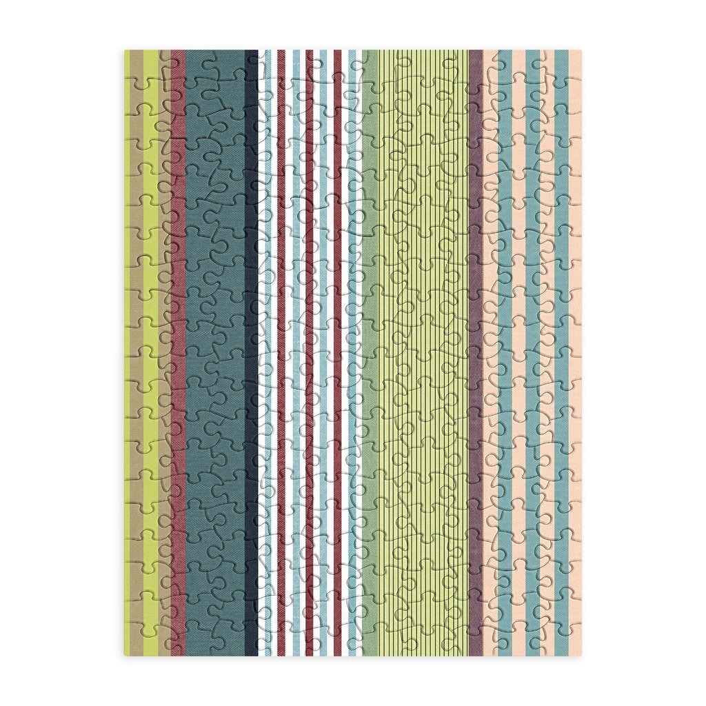 Marta Barragan Camarasa Colorful Stripe Delight Puzzle
