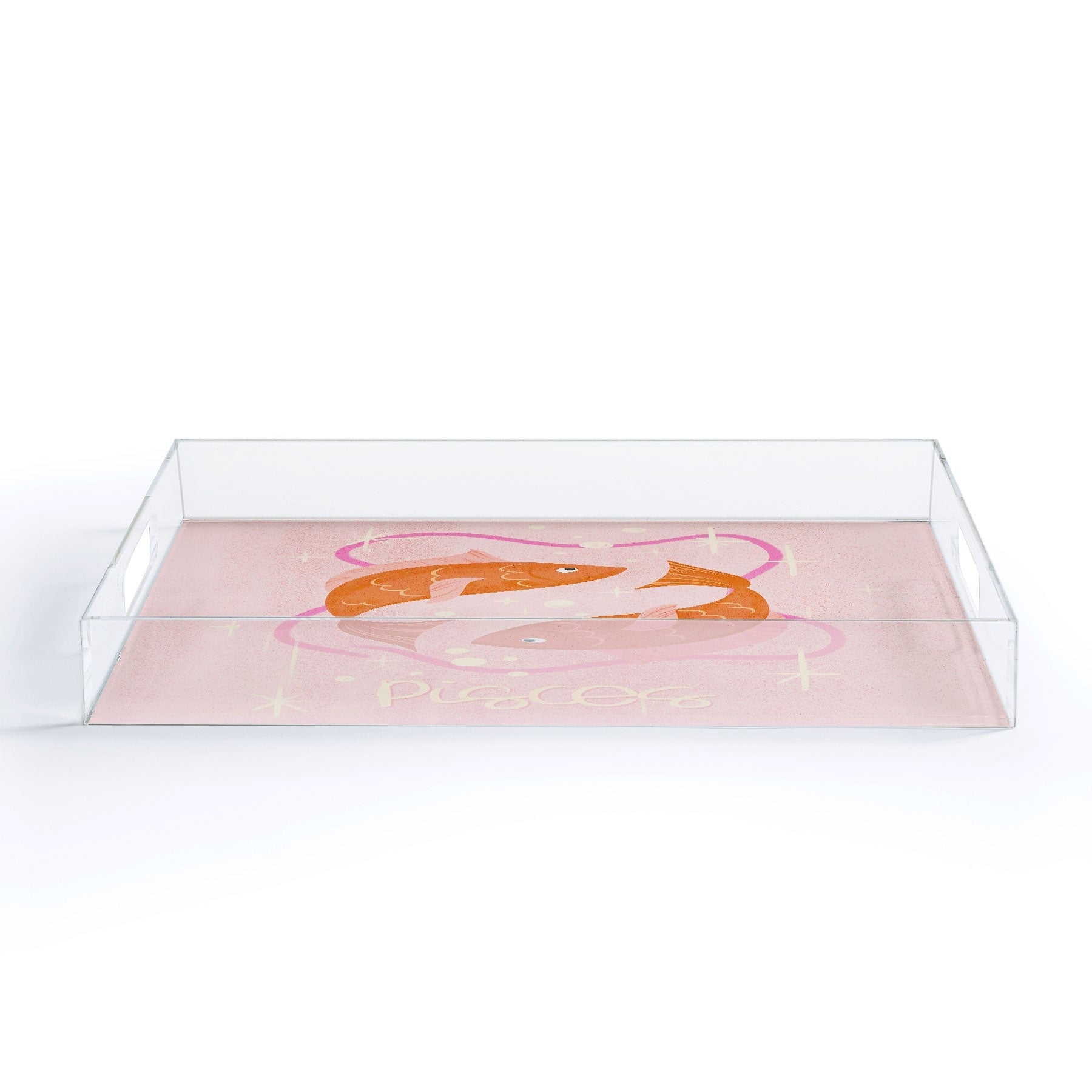 Little Om Zodiac Sign Pisces Acrylic Tray