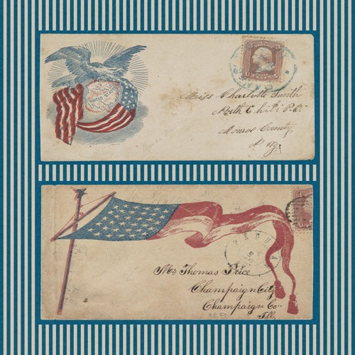 DENY Designs Civil War Envelopes Shower Curtain