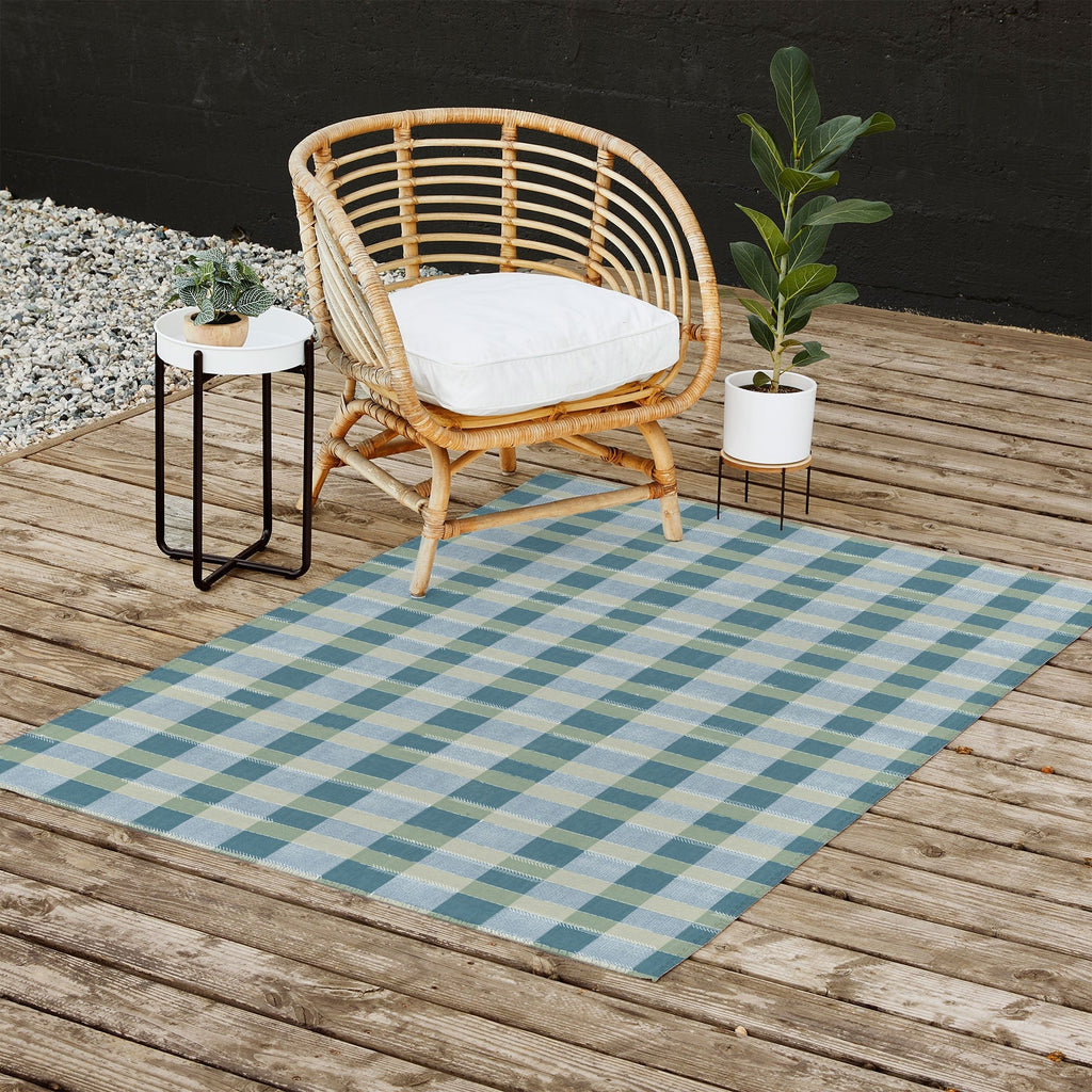 Marta Barragan Camarasa Country Style Checks Outdoor Rug
