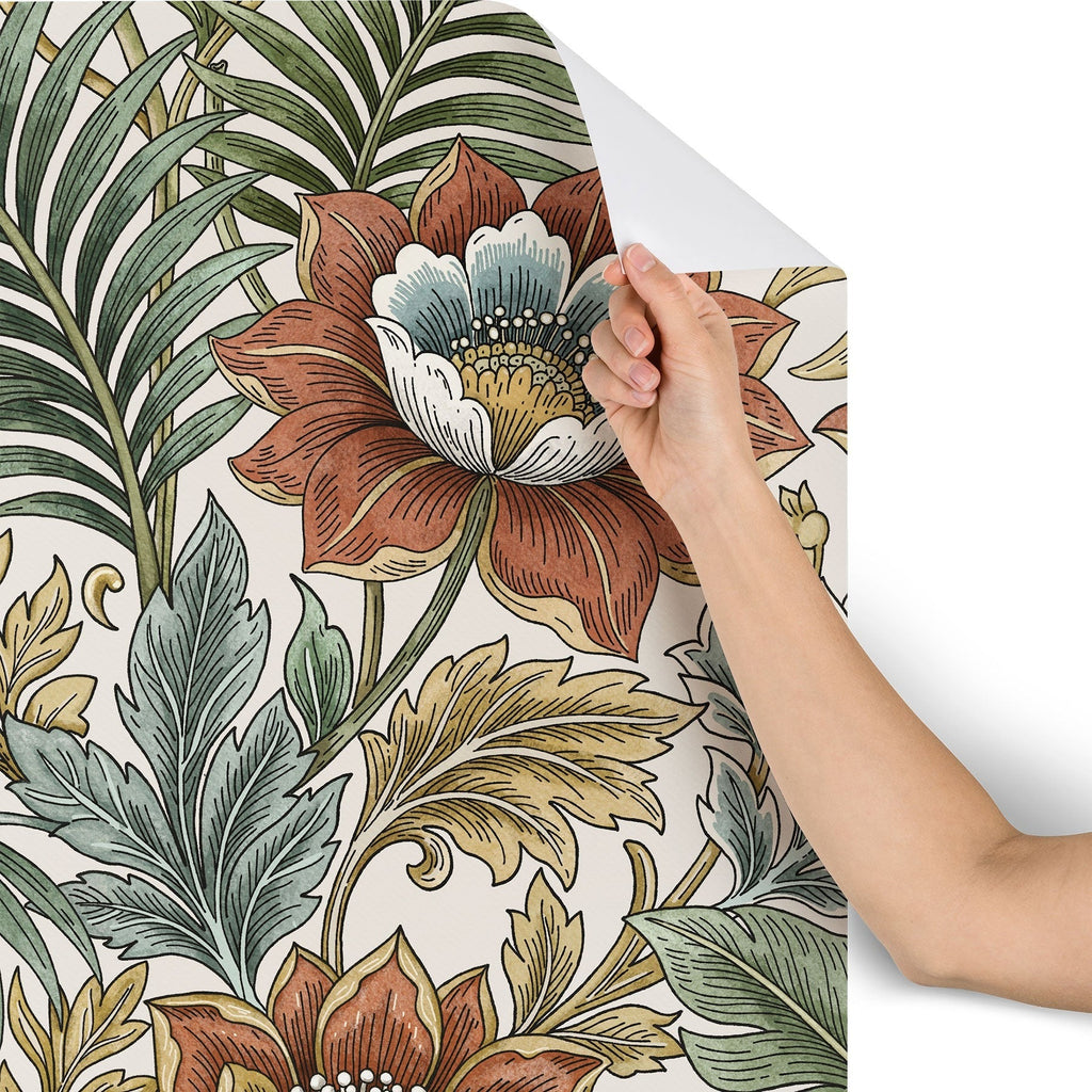 Marta Barragan Camarasa Retro Jungle Garden Wallpaper