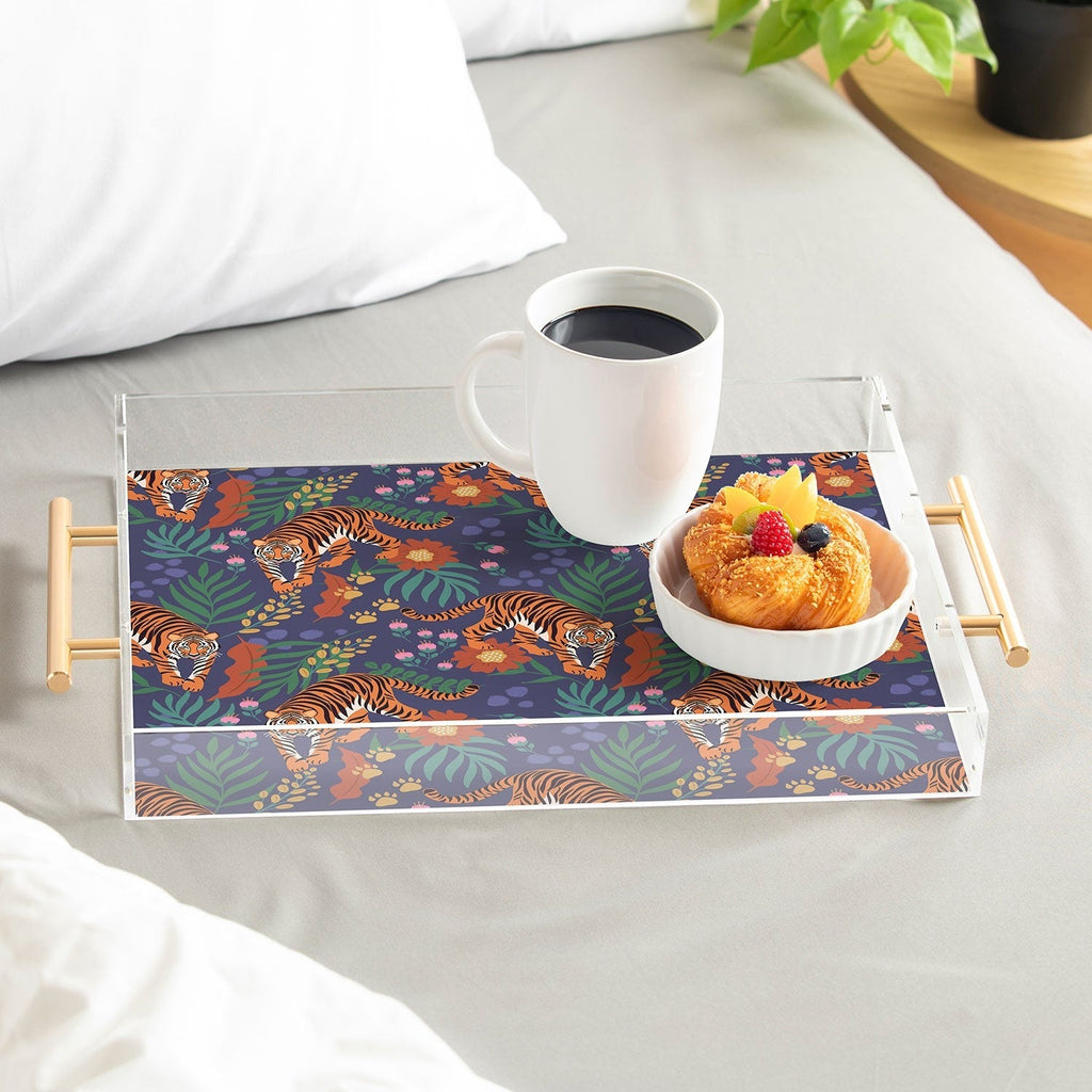 Design by Spark Tiger of the Glorious Jungle Acrylic Tray