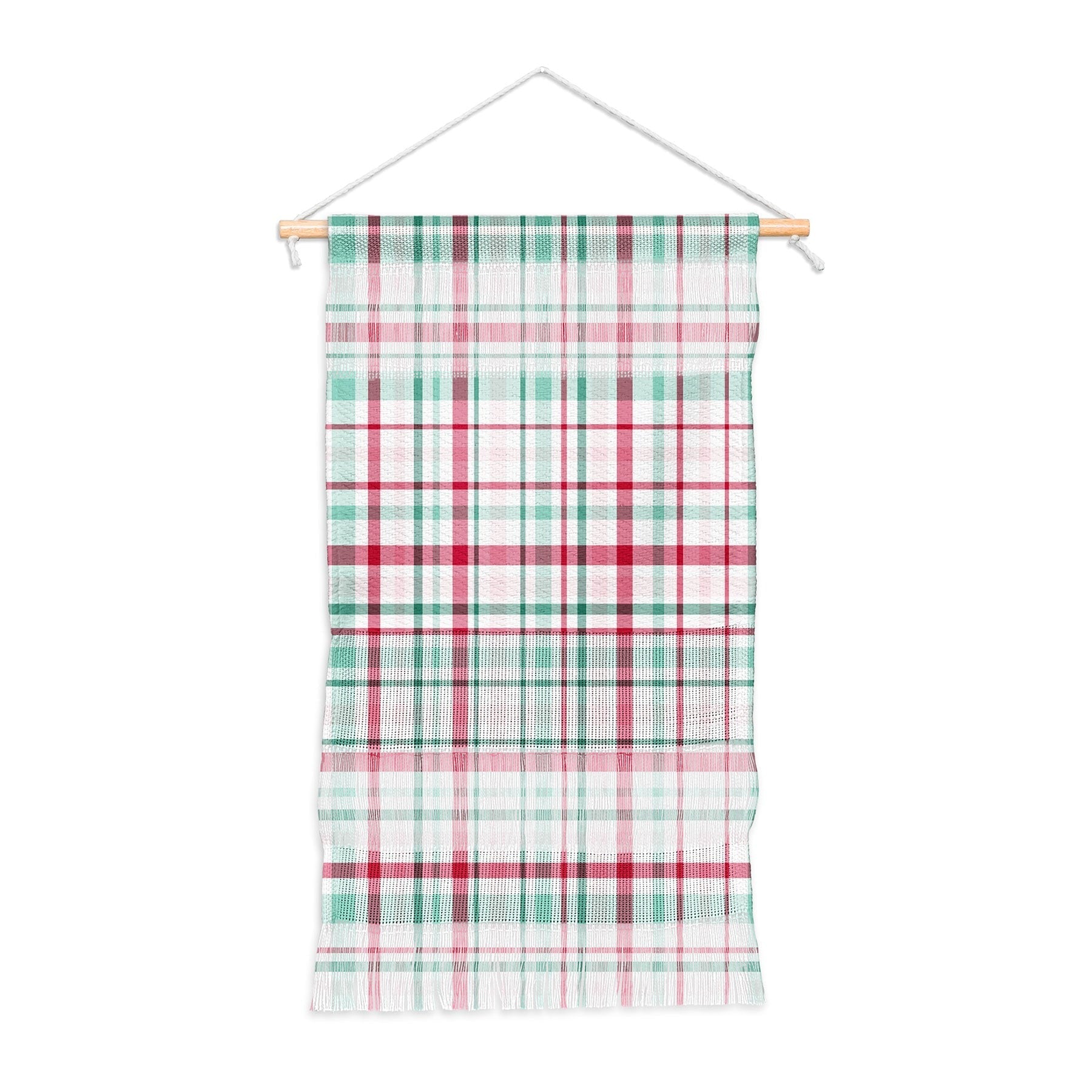 Lisa Argyropoulos Merry Vintage Plaid Wall Hanging Portrait