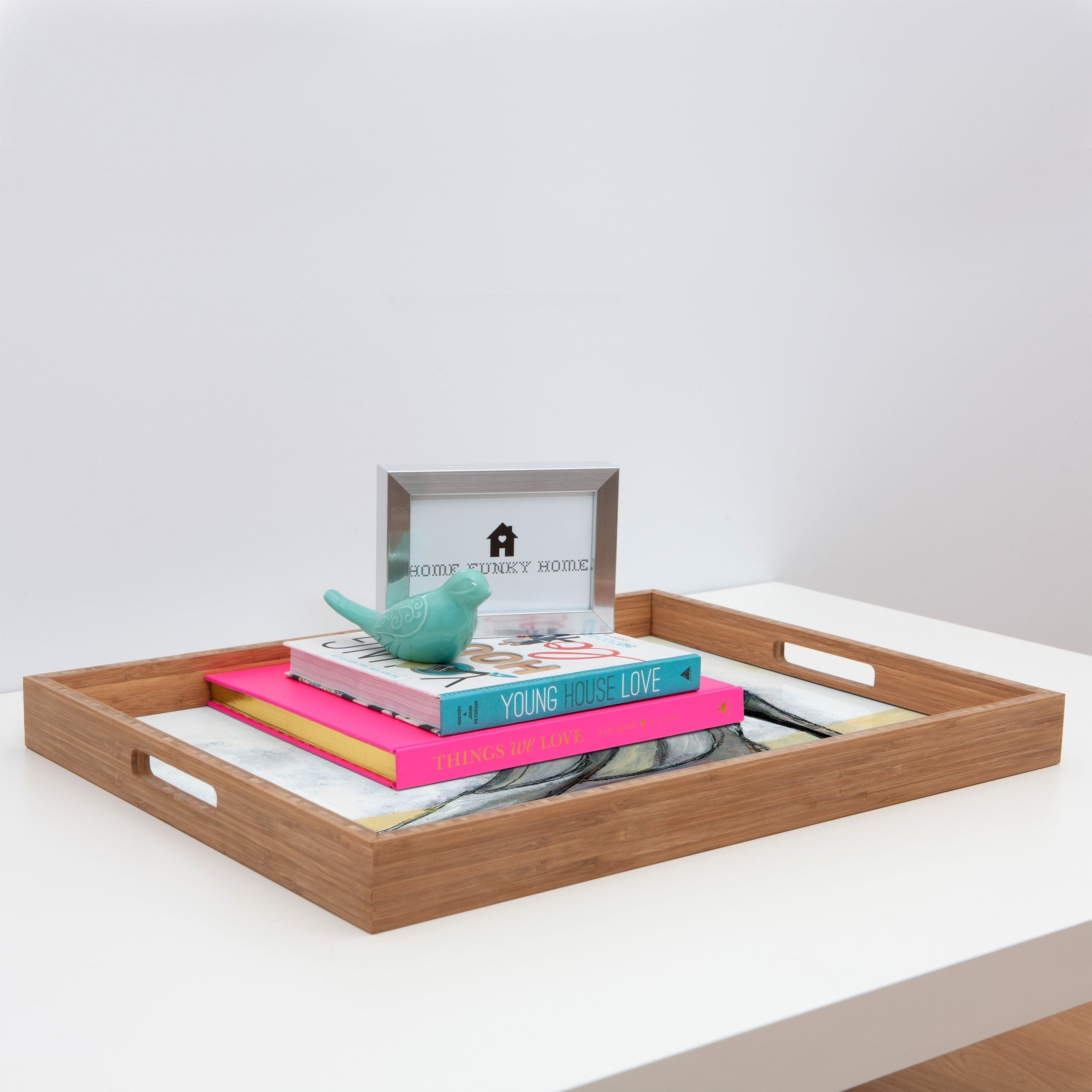 Sophia Buddenhagen Grey Stiletto Rectangular Tray