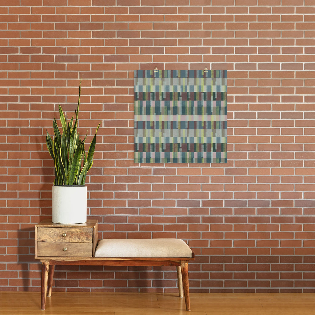 Marta Barragan Camarasa Dynamic Linear Blocks Art Print