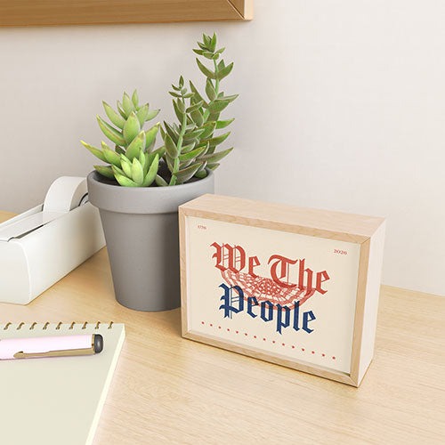 DENY Designs We The People ii Framed Mini Art Print