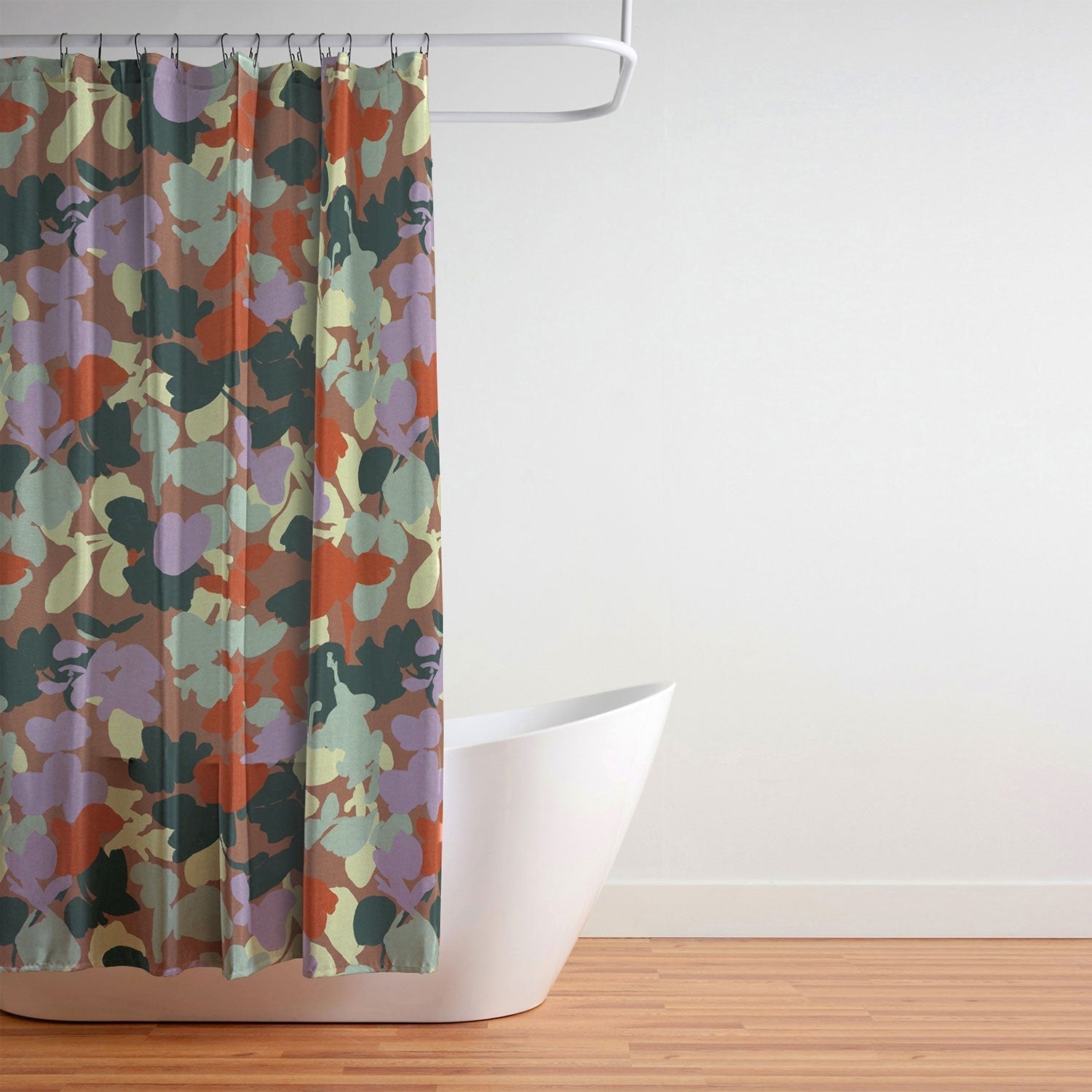 Marta Barragan Camarasa Retro Bloom Medley Shower Curtain
