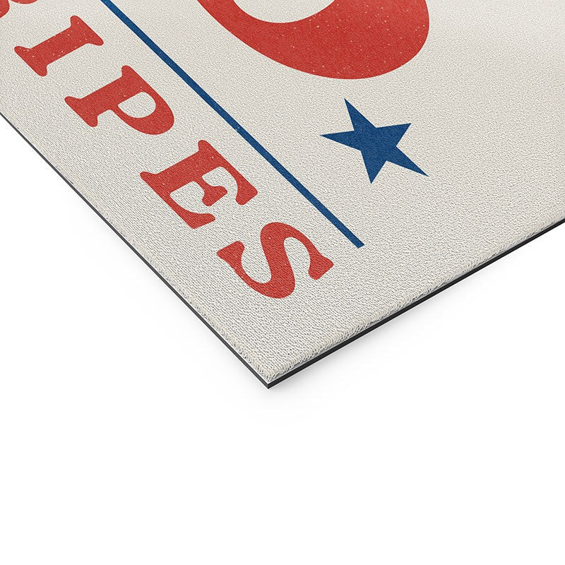 DENY Designs Bright Stars Bright Stripes Welcome Mat