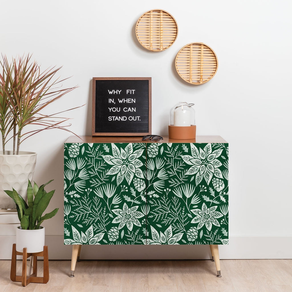 Pimlada Phuapradit Christmas Poinsettia Credenza