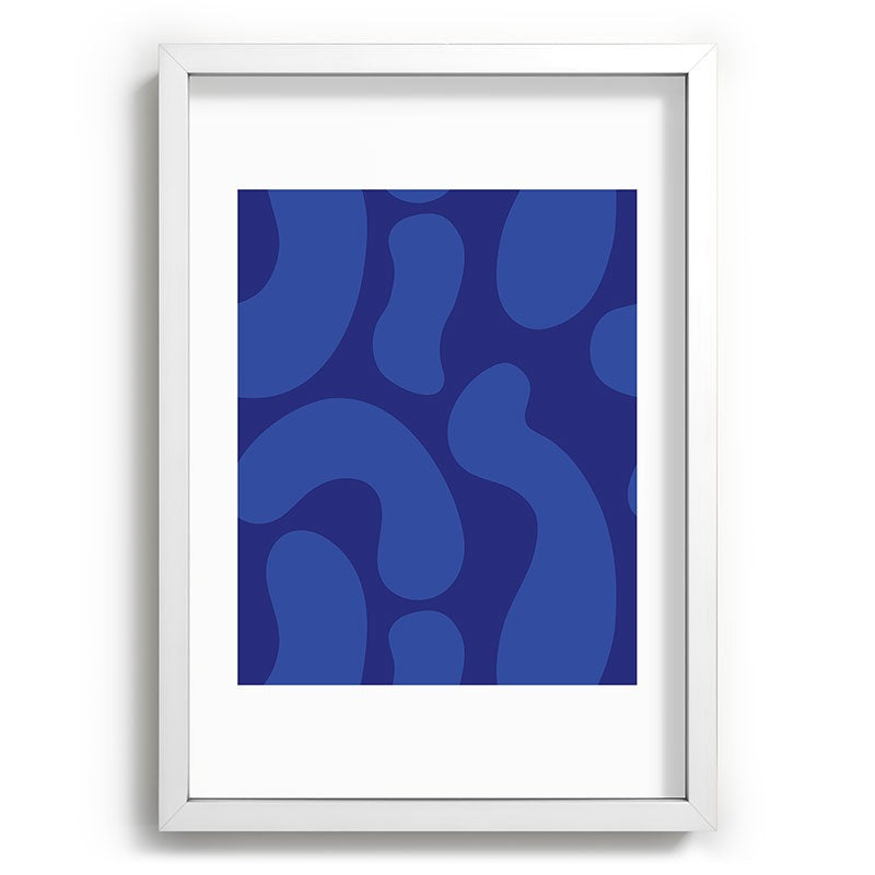 Camilla Foss Blue Pebble Recessed Framing Rectangle