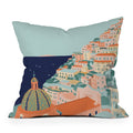 Valeria Frustaci Positano in Italy Outdoor Throw Pillow