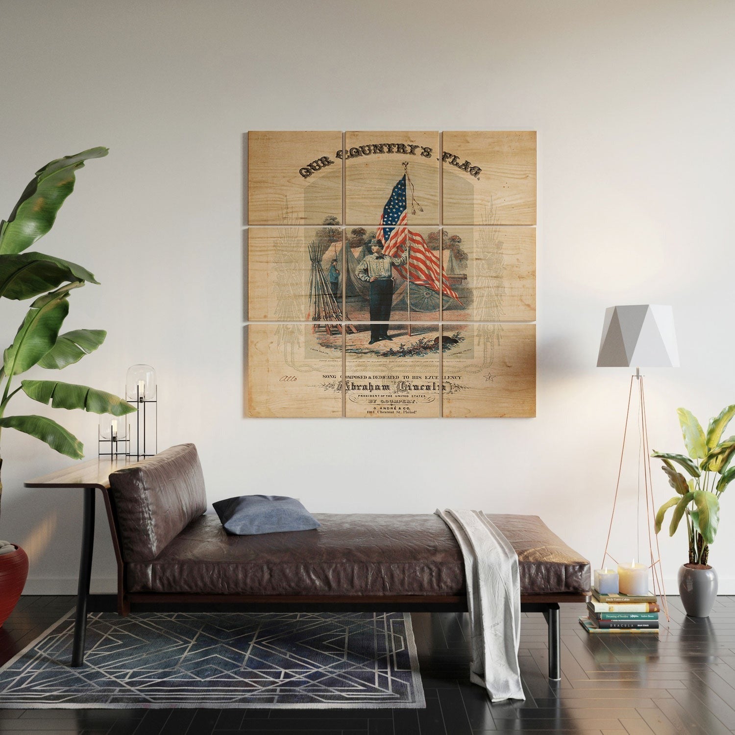 DENY Designs Our Country s Flag Wood Wall Mural