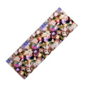 Ninola Design Botanic Retreat Ombre Abstract Watercolor Flowers Pink gold Yoga Mat