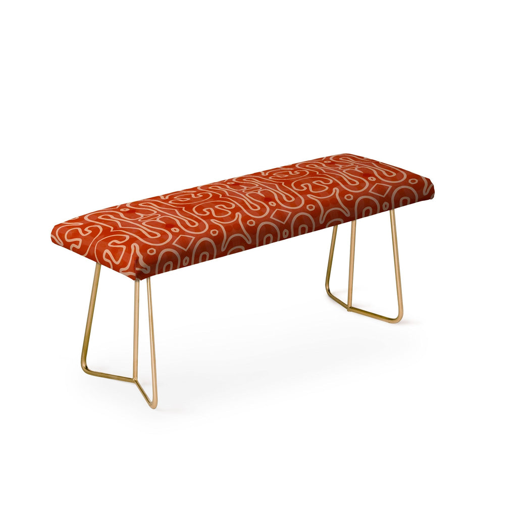 Mirimo Venexiana Burnt Orange Bench