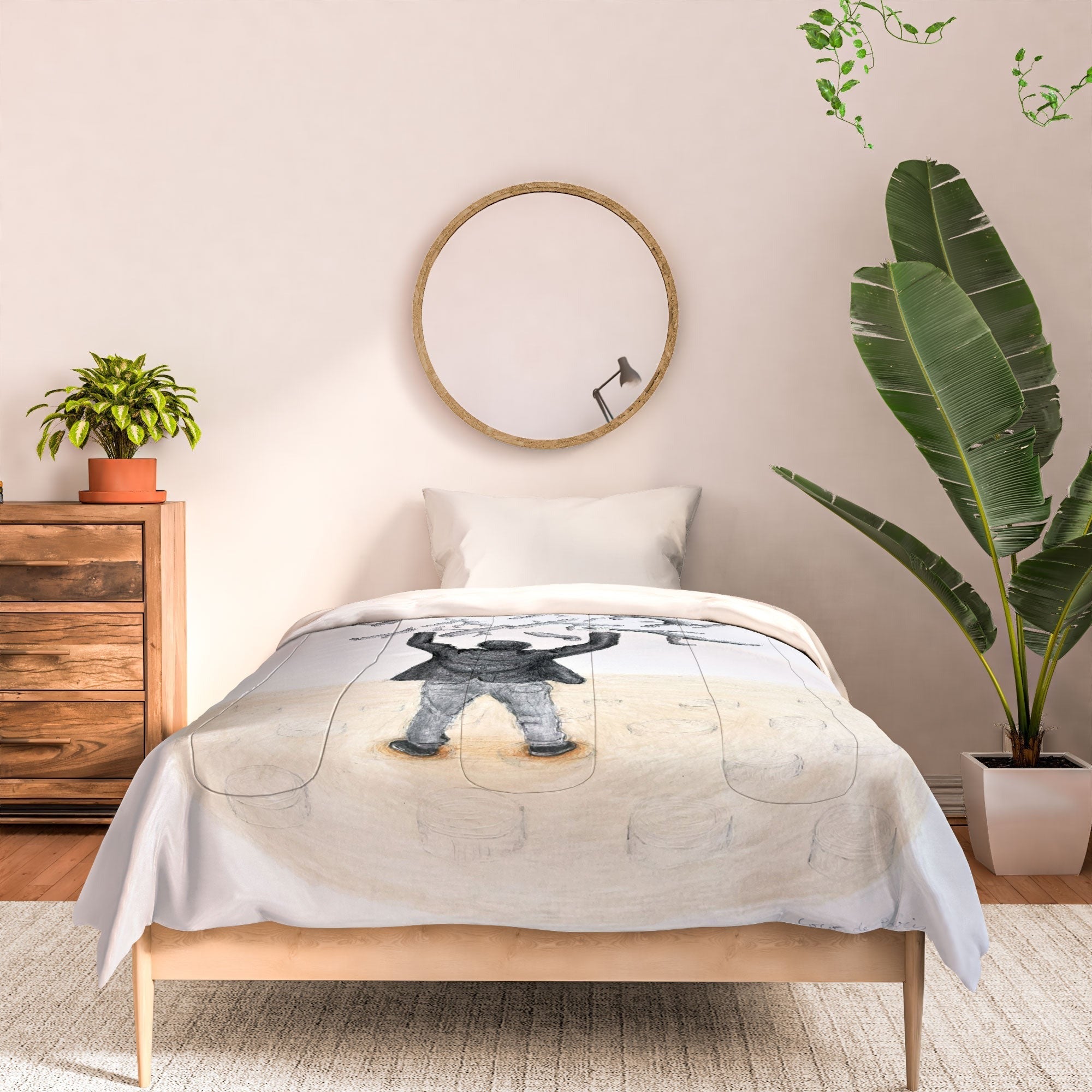 Coco de Paris Wood in the sky Comforter