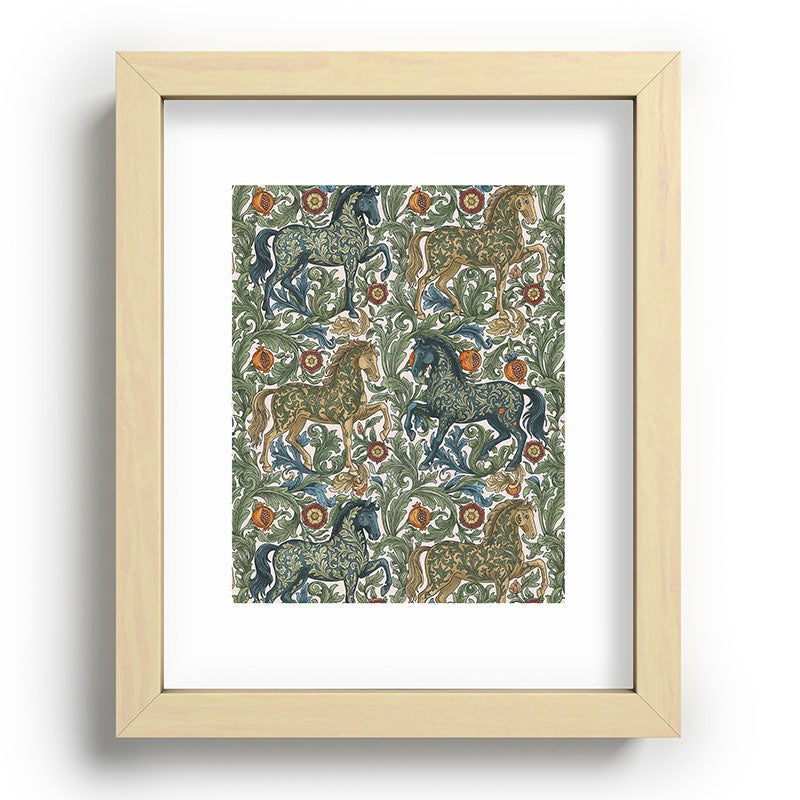 Marta Barragan Camarasa Renaissance Horse Garden Recessed Framing Rectangle