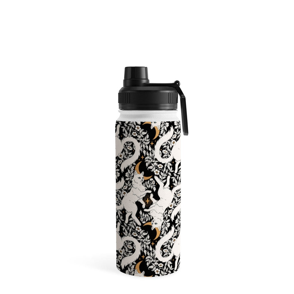 Avenie Celestial Cats Gold Water Bottle