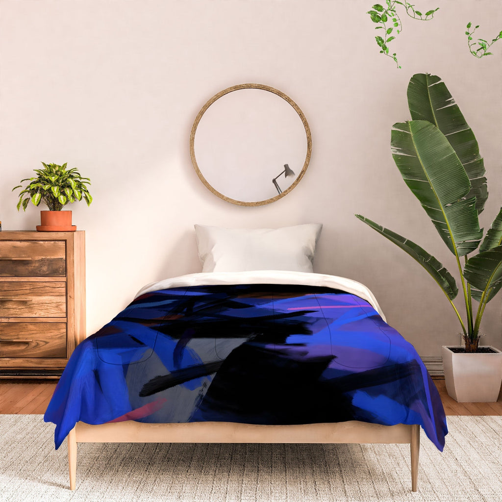 83 Oranges Midnight Sparks Comforter