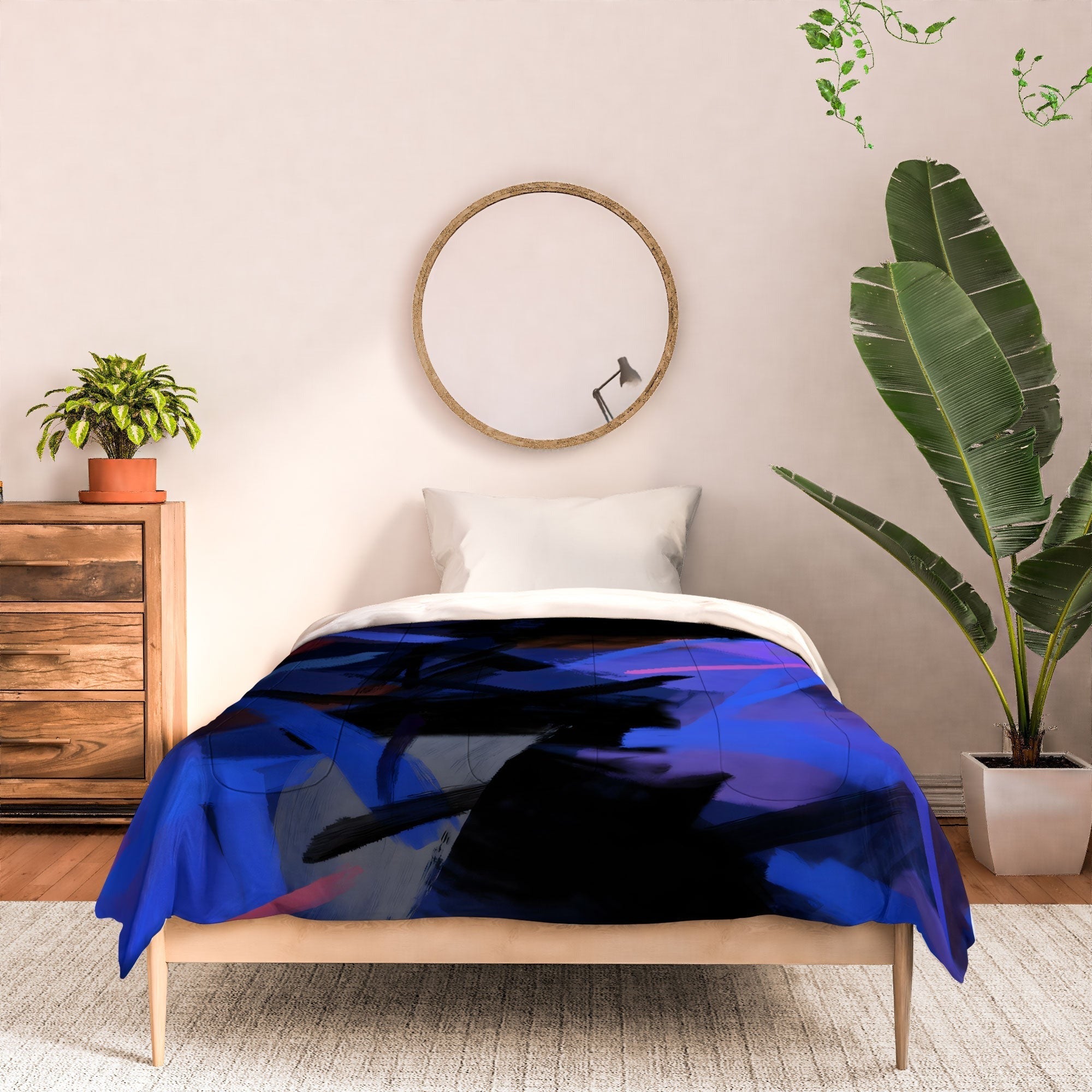 83 Oranges Midnight Sparks Comforter