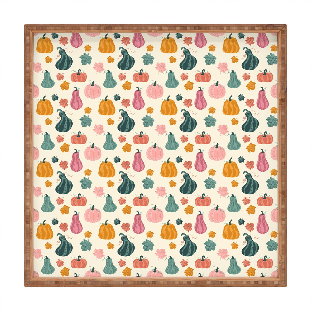 Design by Spark Gourdgeous Autumn Square Tray
