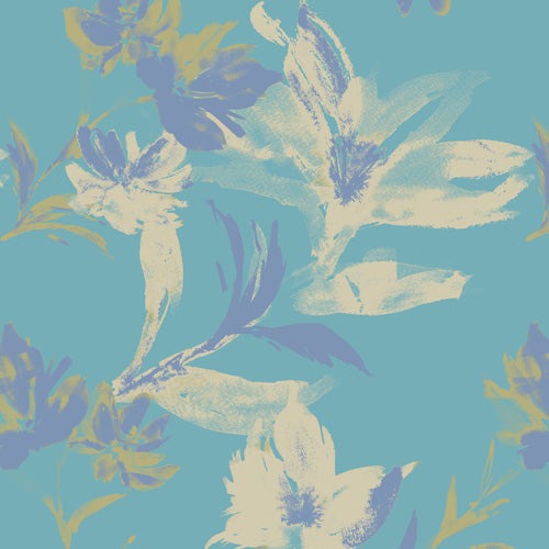 Gabriela Fuente Emma Floral Shower Curtain