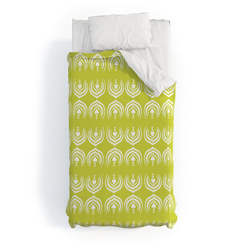 Design by Spark Matcha Latte Art Duvet Cover